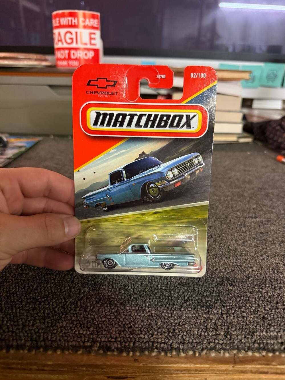 Matchbox 1960 Chevy El Camino Diecast Car - Light Blue